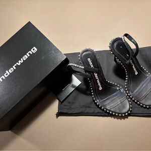 Alexander Wang Black Studded Heels